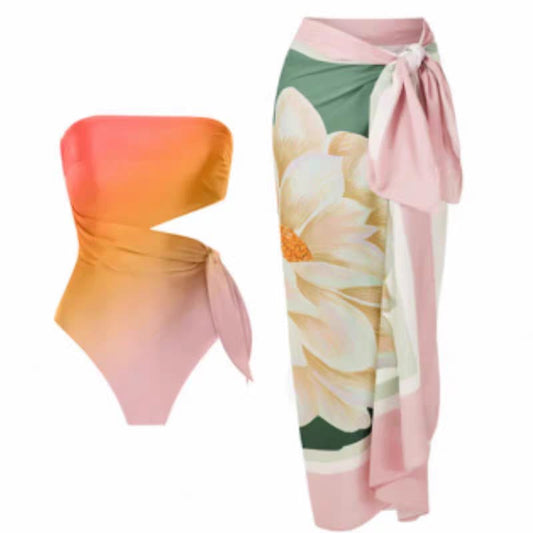 Cocktail Swim Suit Set