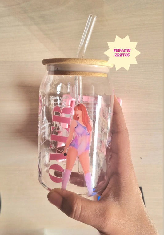 Taylor Swift Lover - Clear Glass Tumbler